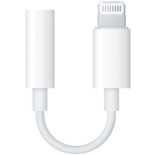 Adaptér Apple MMX62ZM/A, Lightning(M) na 3,5mm audio jack(F), biely (Blister)