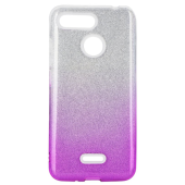 Silikónové puzdro Forcell Shining pre Xiaomi Redmi 8/8A ružovo transparentné
