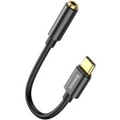 Baseus L54 USB adapter USB-C/mini-jack 3.5mm, DAC 24bit 48KHz, black