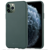 Silikónové puzdro na iPhone 12/12 Pro Mercury Silicone zelené