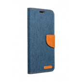 Diárové puzdro na Samsung Galaxy S21 Plus G996 Canvas Book modré