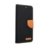 Diárové puzdro na Samsung Galaxy A02s A025 Canvas Book čierne