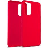 Silikónové puzdro na Samsung Galaxy A03s A037 Beline červené