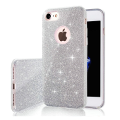 Glitter 3in1 TPU Xiaomi Redmi Note 11/11S strieborné
