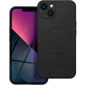 Silikónové puzdro na Apple iPhone 12 Mini Silicone Mag Cover čierne