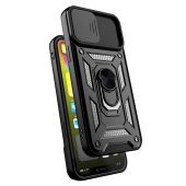 Odolné puzdro na Xiaomi Redmi Note 10 Pro Camshield Ring Armor čierne