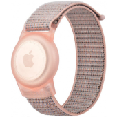 Detský náramok na Apple AirTag Tech-protect Nylon ružová