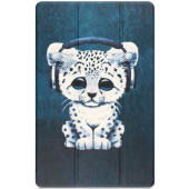 Diárové puzdro na Lenovo Tab M10+ 10.3 Tech-protect Smartcase sad cat