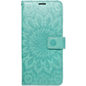 Diárové puzdro na Samsung Galaxy S23 5G S911 MEZZO Mandala zelené