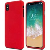 Silikónové puzdro na Apple iPhone 13 Pro Mercury Soft červené