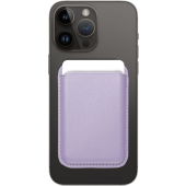 Magnetická peňaženka na Apple iPhone Leather Mag Wallet levanduľová