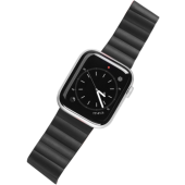 Náhradný remienok na Apple Watch Ultra 49 mm, Dux Ducis Bracelet Magnetic Strap Chain Version čierno-oranžový