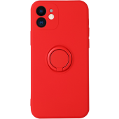 Silikónové puzdro na Xiaomi Redmi 9 Silicone Ring červené