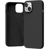 Silikónové puzdro na Apple iPhone 15 Pro Mercury Silicone čierne