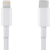 OBAL:ME Fast Charge USB-C/Lightning 1m biely