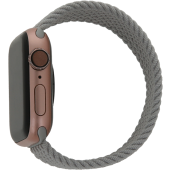 Náhradný remienok na Apple Watch 42/44/45 mm, dĺžka 165mm, Elastic band L, sivý