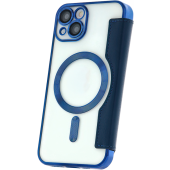 Diárové puzdro na Apple iPhone 14 Plus Smart Chrome Mag modré