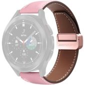 DUX DUCIS YA genuine leather strap Samsung Galaxy Watch/Huawei Watch/Honor Watch (22mm band) pink