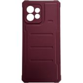 Odolné puzdro na Motorola Moto G53 Heavy Duty bordové