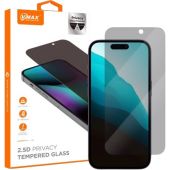 Vmax tempered glass 0.33mm 2,5D high clear privacy glass Apple iPhone 16 Plus