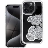 TEDDY BEAR Case Apple iPhone 14 Pro silver