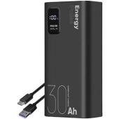 OBAL:ME EnergyPulse Powerbanka 30000mAh 22.5W Black