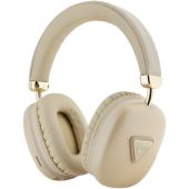 Guess Saffiano PU Leather Triangle Logo Wireless Headphones GUBHK1SATSD Gold