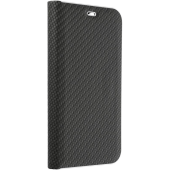 Obal LUNA Book Carbon Samsung Galaxy A36 5G A366 čierny