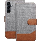 Obal JEANS Book Samsung Galaxy A56 5G A566 sivý