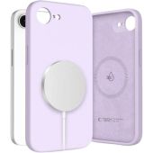 Obal Tech-Protect Liquid Silicone MagSafe Apple iPhone 16e fialový