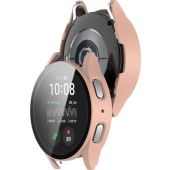 Ochranné puzdro/sklo Bizon Case+Glass Watch Samsung Galaxy Watch7 40 mm ružové