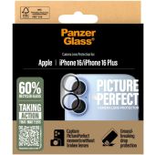 PanzerGlass - Ochranný kryt objektívu PicturePerfect pre Apple iPhone 16/16 Plus, číra