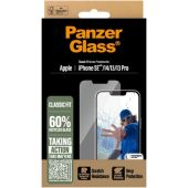 PanzerGlass - Tvrdené sklo s aplikátorom pre Apple iPhone 16e/14/13/13 Pro, číra