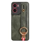 Obal Leather TPU/TPC Motorola Moto G05/E15 zelený