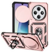 Obal Camshield Ring Armor Xiaomi Redmi 14C/POCO C75 ružovo-zlatý