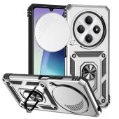 Obal Camshield Ring Armor Xiaomi Redmi 14C/POCO C75 strieborný
