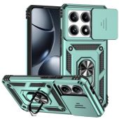 Obal Camshield Ring Armor Xiaomi 14T 5G zelený
