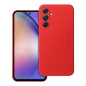 Obal SILICONE MAG COVER MagSafe Samsung Galaxy A37 5G A376 červený