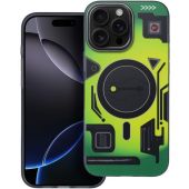 FORCELL F-PROTECT Levels with Dual Layer 4D technology, Miliatry Drop Tested, MagSafe, Apple iPhone 16 Pro cyber green
