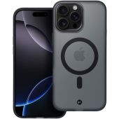 FORCELL F-PROTECT Levels with Dual Layer 4D technology, Miliatry Drop Tested, MagSafe, Apple iPhone 16 Pro Max smoky black