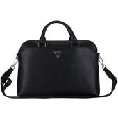 Guess PU Grained Triangle Logo Computer Bag 15/16" GUCB15PGTSPSK Black