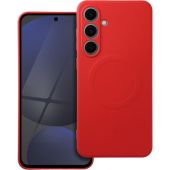 SILICONE MAG COVER Case MagSafe Samsung Galaxy S24 FE 5G S721 red