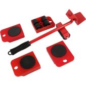 RC-K-1344 set koliesok na prenášanie nábytku do 150kg red
