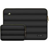 Tech-Protect Puffy Laptop 15-16" case + accessory bag Black