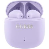 Guess Printed Classic Logo TWS Wireless Earphones GUTWSJ14ESGU Purple
