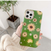 Plastové puzdro na Apple iPhone 12/12 Pro Classic Flower zelené                 