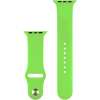 Náhradný remienok na Apple Watch 38/40/41 COTECi Silicone Sports Strap Green
