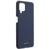 Silikónové puzdro na Samsung Galaxy A03s Mercury Silicone tmavomodré                 
