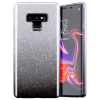 Silikónové puzdro na Samsung Galaxy S22 5G Shine Bling čierno-strieborné