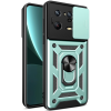 Odolné puzdro na Xiaomi Redmi A1/A2 Camshield Ring Armor zelené
